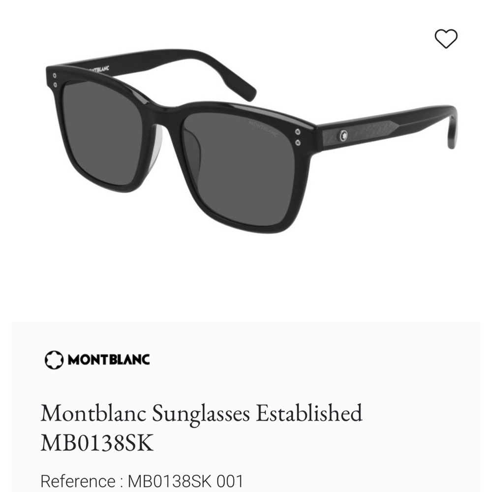 Montblanc square sunglasses